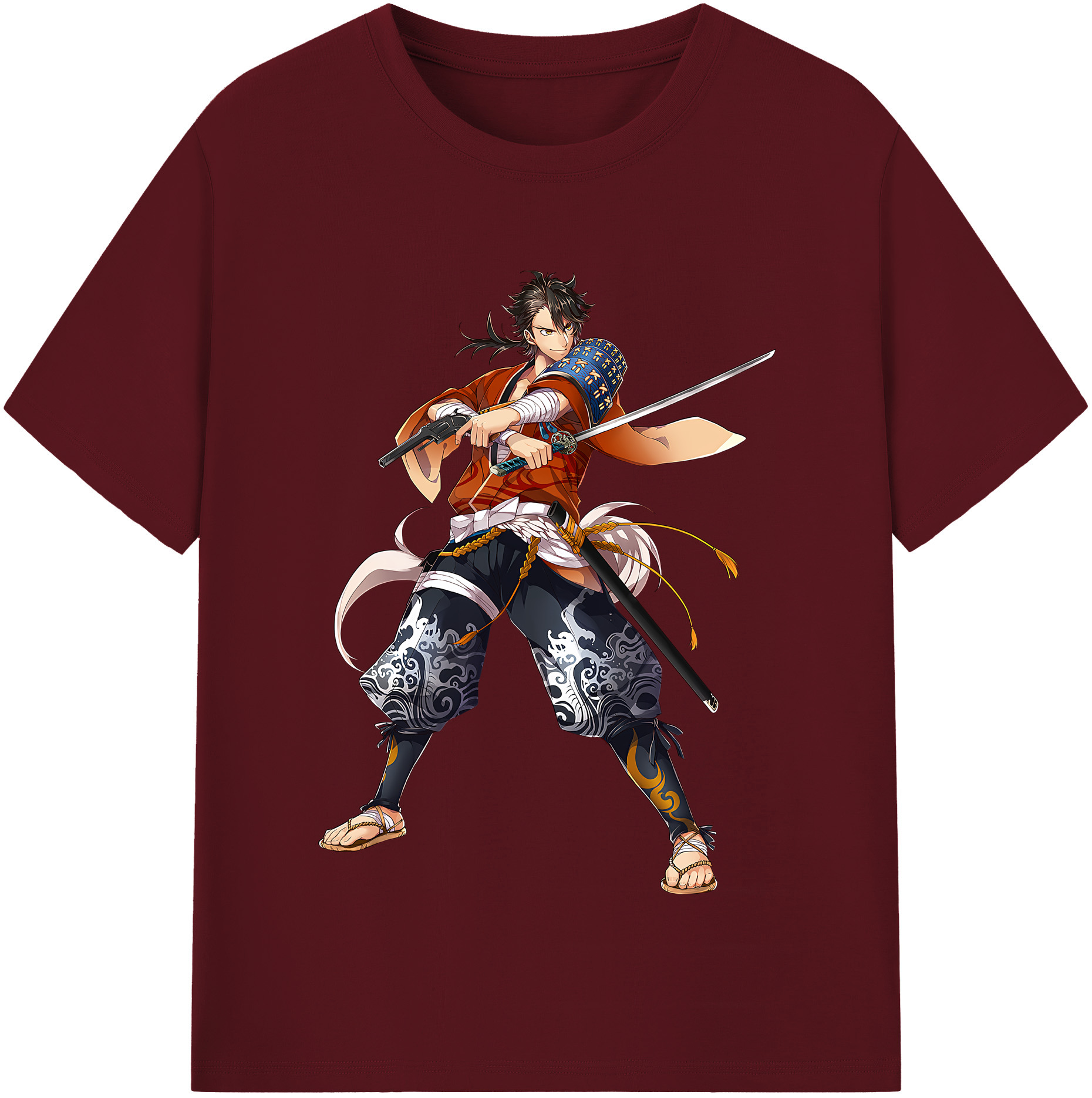 （画像用） 刀剣乱舞 Touken Ranbu 綿100％半袖Tシャツ（フロントプリント）
